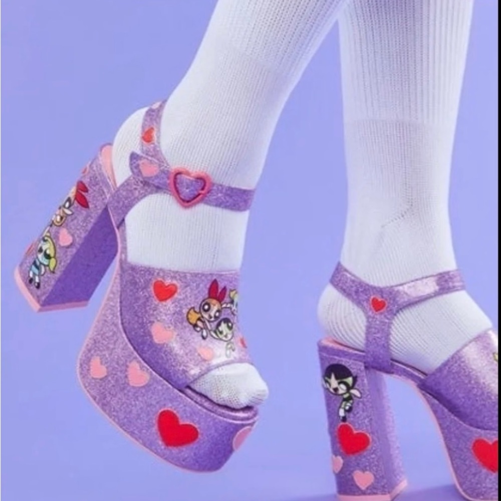 DOLLSKILL X POWERPUFF GIRLS Friendship Prevails Platform Heel